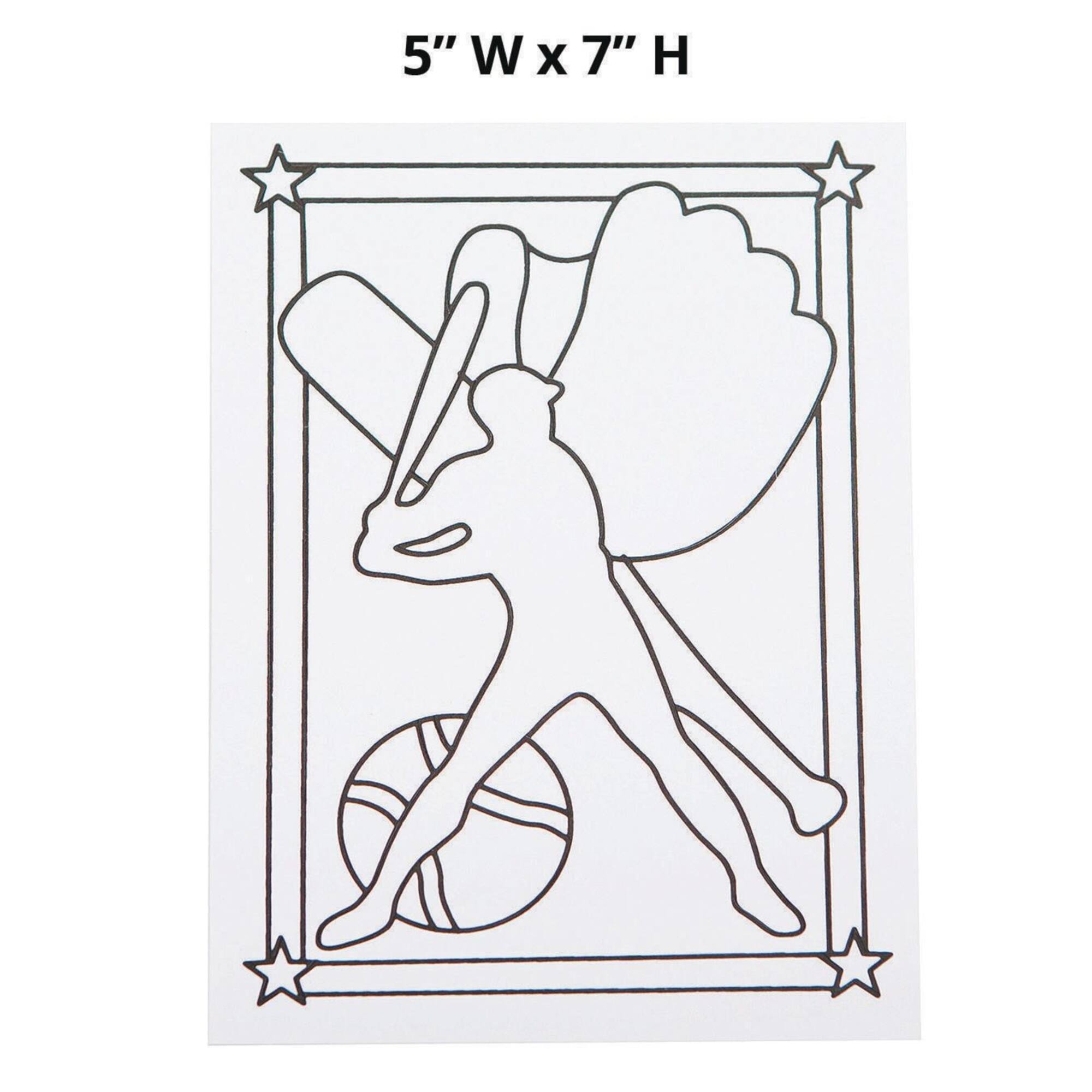 S&S Worldwide® Sports Sand Art Board, 12ct.